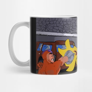 Klaw Vs Black Panther in my Neighborhood Mug